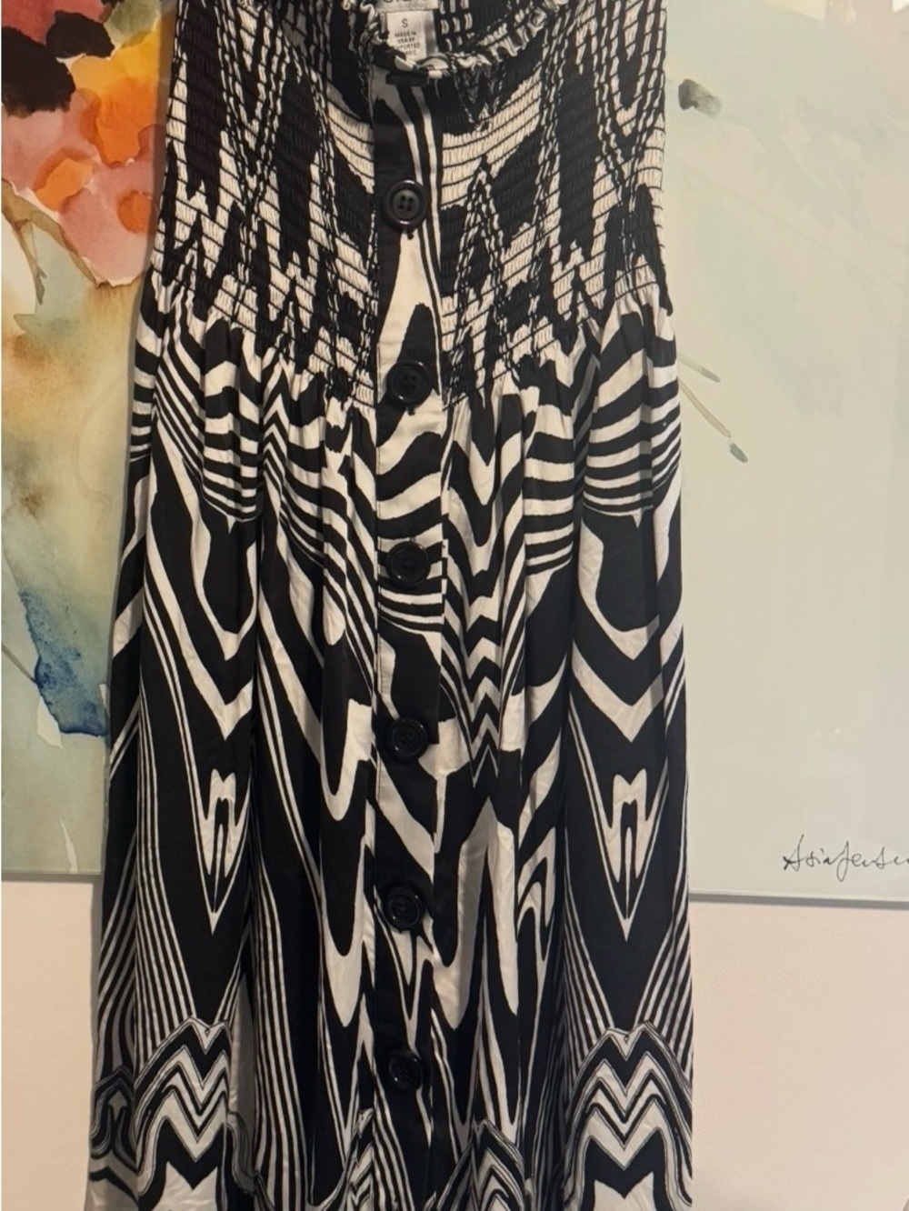 CACHE silk dress